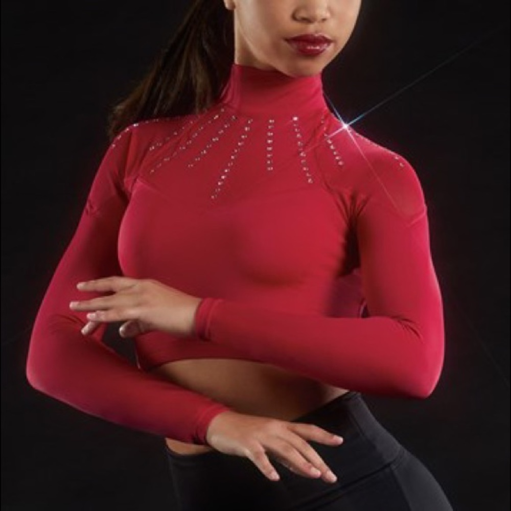 Swarovski Crystal Mesh Crop Top